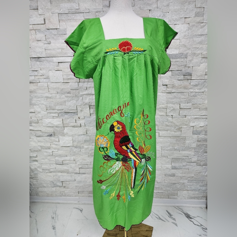 Pretty handmade super comfortable dress S/M/L - Picture 4 of 9